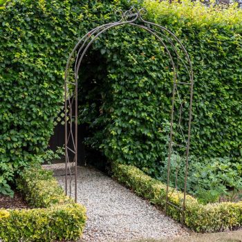 Knotted Arch - Metal - Rusty - L40 x W124 x H222 cm