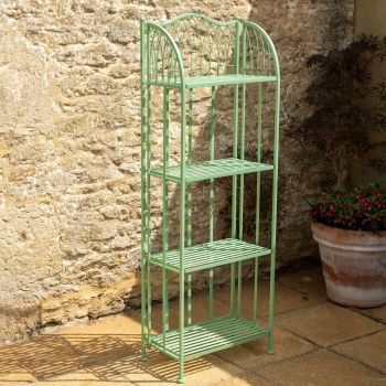 Hampton Bakers Rack - L31 x W48 x H148 cm - Green