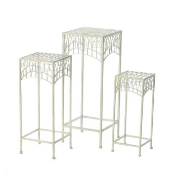 Hampton Side Tables (Set of 3) - Cream