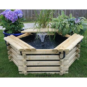 50 Gallon Pond without Pump - W122 x H41 cm - Minimal Assembly Required