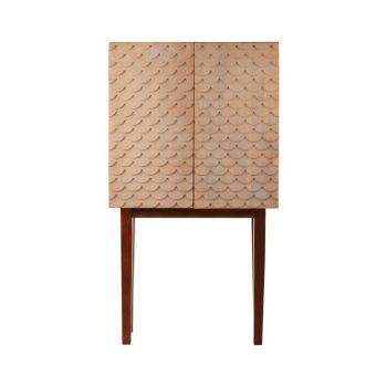 Costal Cabinet - Wood - L30 x W76 x H140 cm - Brown