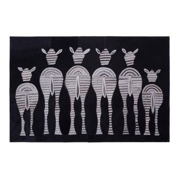 Safira Zebra Wall Art - Natural Wood - L2 x W76 x H51 cm - Assorted
