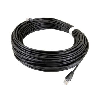 Pre-Cut 60m Cat5E UTP Outdoor Ethernet Network Cable - L20 x W22 x H16 cm - Black