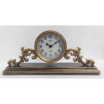 35cm Table Clock for Living Room/Hallway/Dining Room - Metal - L8 x W35 x H16 cm