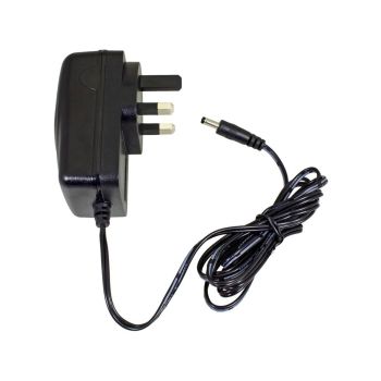 6V 3000mA Power supply for hunting cameras 1.7mm jack (UK plug) - L7 x W6 x H6 cm - Black