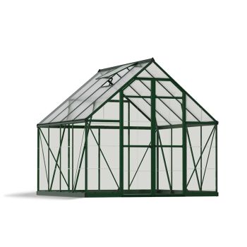 Greenhouse Balance 8 x 8 - Polycarbonate - L247 x W244 x H229 cm - Green