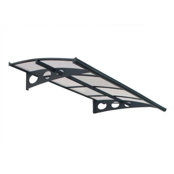Patio Cover Herald Door Awning Canopy 2230 Mist - Polycarbonate - L223.5 x W139 x H33 cm - Grey