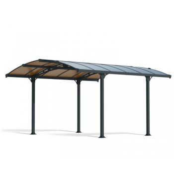Tucson 4300 Garden Gazebo - Polycarbonate - L435 x W359 x H242 cm - Grey