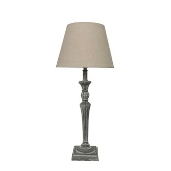Lamp and Shade - L12 x W12 x H58 cm