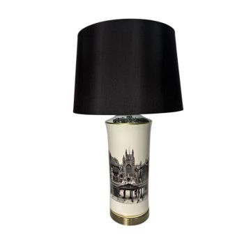73 x 43 cm Lamp and Shade - Ceramic - L35 x W43 x H74 cm