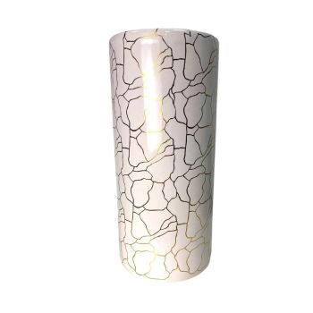 18 Inch Umbrella Stand - Ceramic - L20 x W20 x H46 cm - White