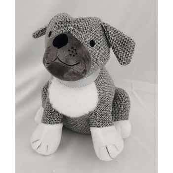 25cm Asst Dog Door Stop - Fabric - L10 x W16 x H25 cm