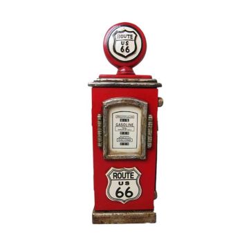 Toscano Route 66 Gas Pump Big Boy Toy Key Box - L15 x W15 x H48 cm