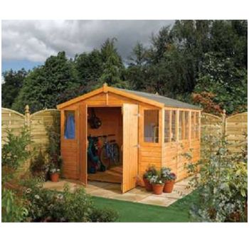 9 x 9 Feet Workshop Range Shed - L289 x W288 x H235 cm
