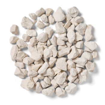 Cotswold Stone Bulk Bag 850 kg Chippings - 14-26 mm Cream Coloured Limestone - L100 x W100 x H80 cm