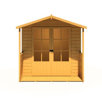 Alnwick Shiplap Summerhouse Garden Sun Room Approx 7 x 7 Feet