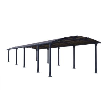 Arcadia Carport 10600 - Polycarbonate - L1077 x W359 x H242 - Grey