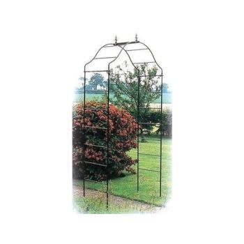 Arcadia Arch Hardstanding Bare Metal/Ready to Rust - Steel - L48 x W122 x H244 cm