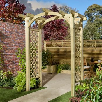 Gloucester Arch - Timber - L129.5 x W179 x H238.5 cm - Pressure-treated