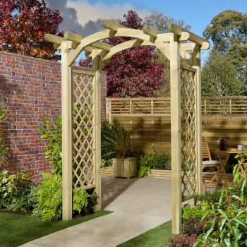 Gloucester Arch with Assembly - Timber - L129.5 x W179 x H238.5 cm - Pressure-treated