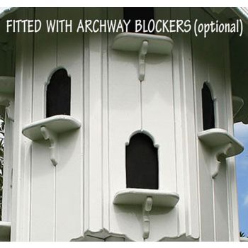 Optional Extra - Archway Blockers for Nayland Dovecotes Twelve Nest - Pressure Treated Timber