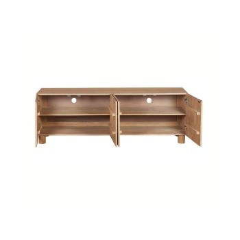 Austin Large Low Board Tv Cabinet - Solid Wood - L40 x W170 x H60 cm - Brown