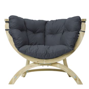 Siena Uno Anthracite Upholstered Sofa