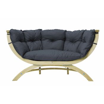 Siena Due Anthracite Upholstered Sofa