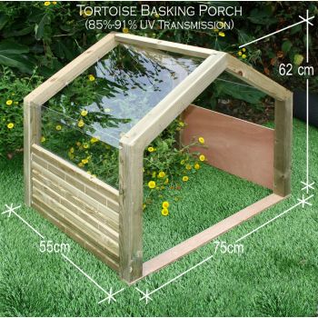 Optional Basking Porch for Tortoise House