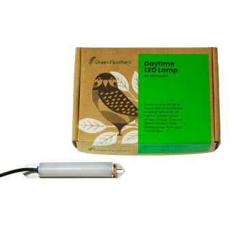 LED daytime light for nest boxes with inline 12v power - PSU not included - L12.5 x W8 x H3.5 cm