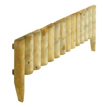 12" Border Fence 1.0m (Pack of 2) - L102 x W3.8 x H45 cm