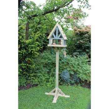 Cottage Bird Table - Timber - L41 x W41 x H192 cm - Partially Assembled