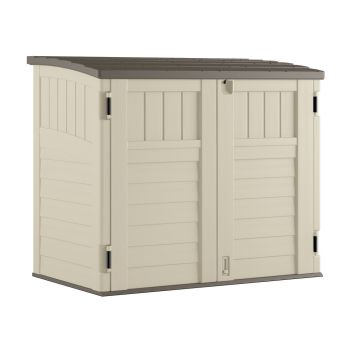 Stow-Away Store with Assembly - Resin - L83 x W135 x H116 cm - Vanilla