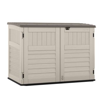 Stow-Away Large Store with Assembly - Resin - L112 x W179 x H132 cm - Vanilla