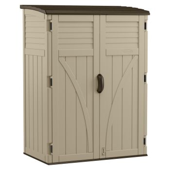 Aston Large Storage Cabinet with Assembly - Resin - L83 x W135 x H182 cm - Sand