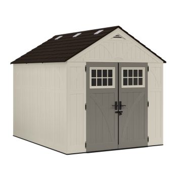 Tremont Shed 8' x 10' with Assembly - Resin - L311 x W255 x H262 cm