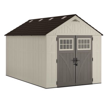 Tremont Shed 8' x 13' with Assembly - Resin - L403 x W255 x H262 cm