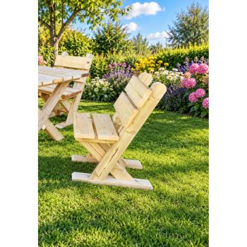 Bramble Garden Wooden Chair - L65 x W49 x H90 cm