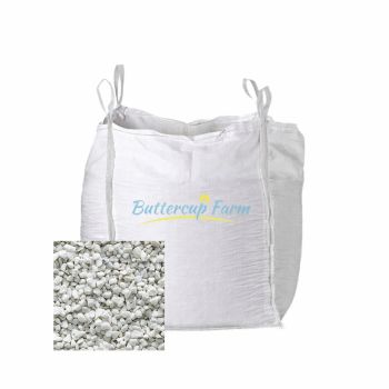 White Spar Chippings - 10-20mm - Premium Aggregate Bulk Bag - 850 kilos