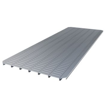 Brentvale 8x4 Metal Floor Kit - L73.9 x W202.2 x H2.1 cm - Galvanised