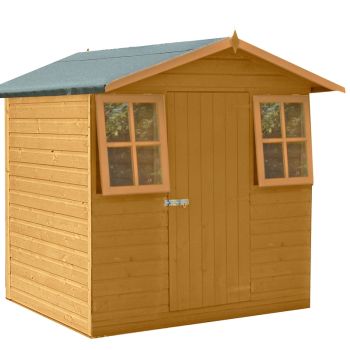 7 x 7 Feet Casita Single Door Tongue and Groove Garden Shed Workshop