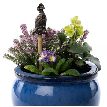 Beatrix Potter Jemima Puddle-Duck Cane or Stake Topper (CCBP0003) - L4.5 x W6 x H9.5 cm