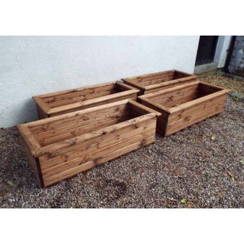 4pc Large Trough Set - W108 x D47 x H32 - Fully Assembled