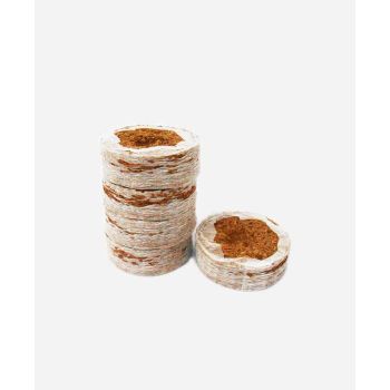 CoirCoins - Pack of 50 - Coco Peat Mix - L42 x W42 cm