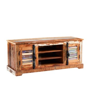 Coastal TV Cabinet - Wood - L45 x W125 x H52 cm