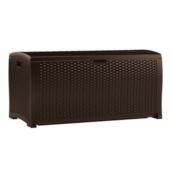 375L Missouri Storage Box - Resin - L65 x W127 x H65 cm - Java Brown