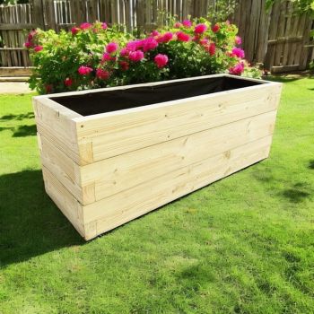 Suffolk Planter - Wood - L180 x W40 x H60 cm