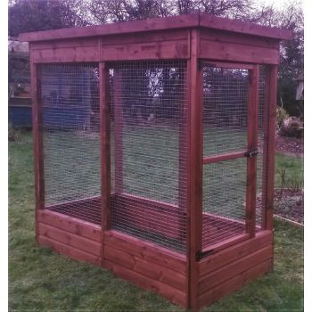 Buttercup Display Aviary 3' x 3' x 6' Outdoor Bird Aviary or Pet Cage