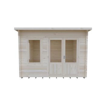 Edgefield 11 x 10 Feet Log Cabin in 19 mm Logs - L329 x W299 x H238 cm