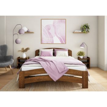 Dala Bed Frame 4 Feet 6 Inch - Wood - L197 x W143 x H80 cm - Umbra